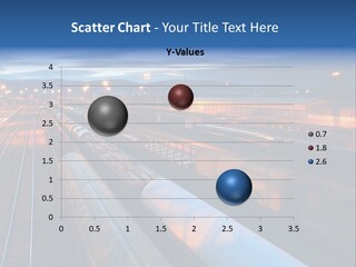 Freighttrain Sunrise Move PowerPoint Template