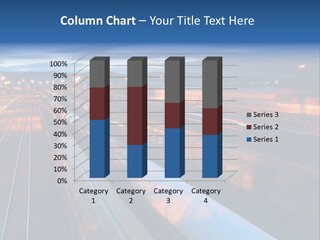 Freighttrain Sunrise Move PowerPoint Template