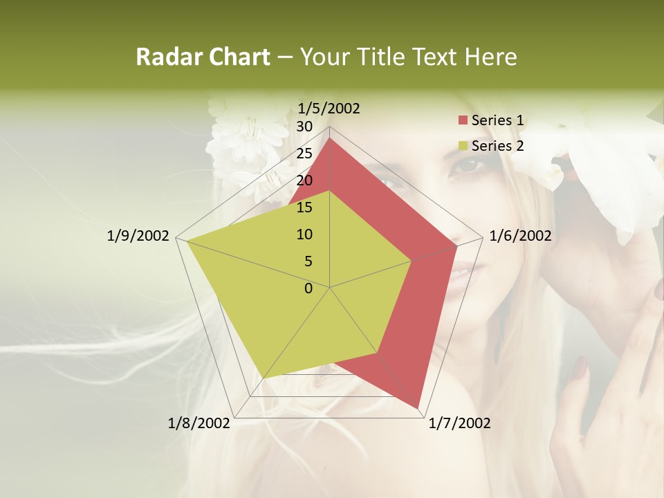 Woman Nature Pretty PowerPoint Template