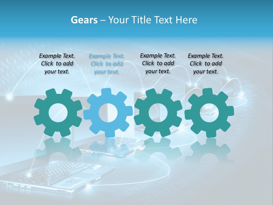 Space Info Staff PowerPoint Template