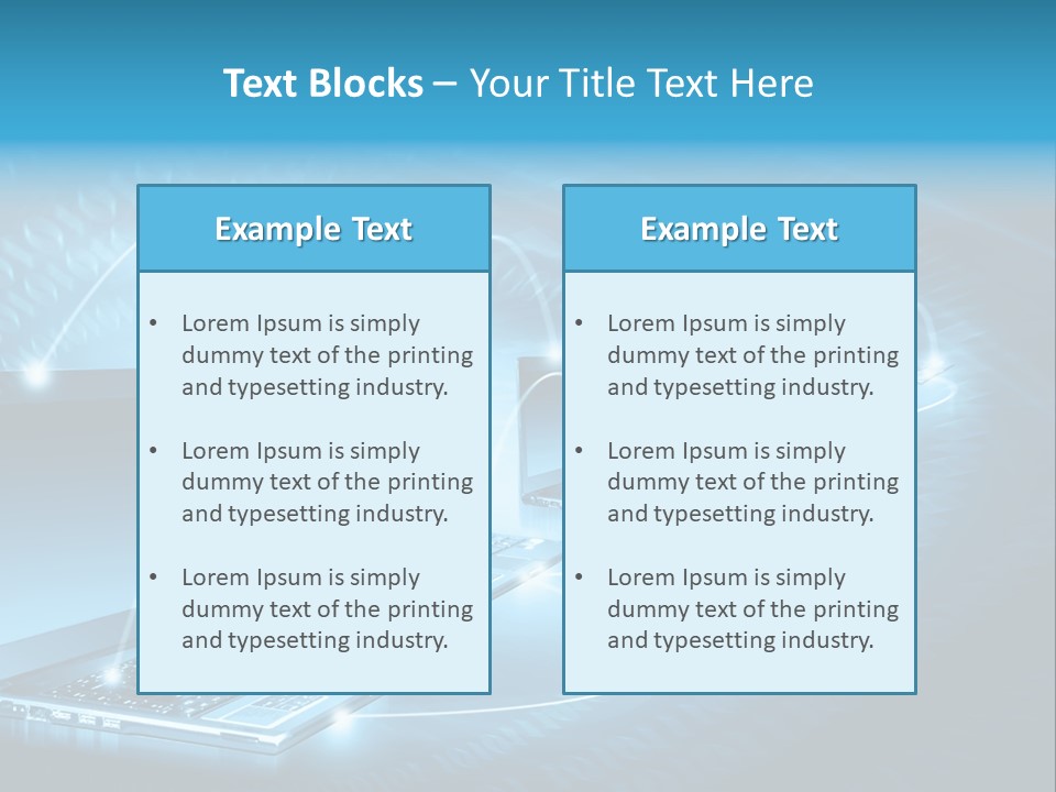 Space Info Staff PowerPoint Template