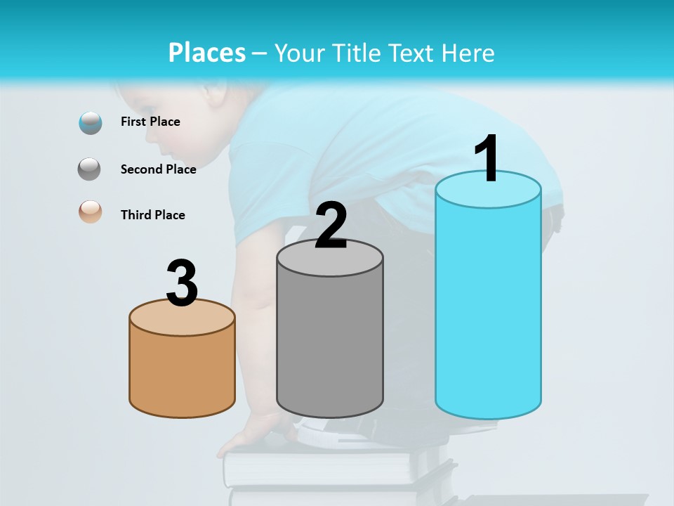 Tower Stack Kid PowerPoint Template