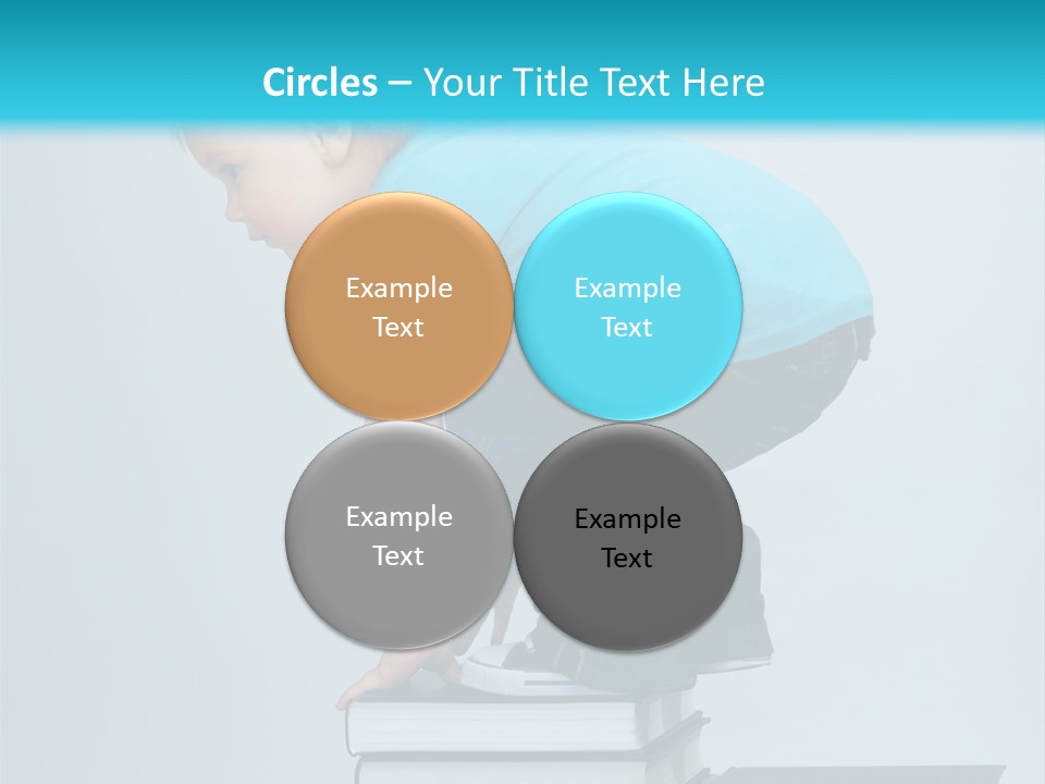 Tower Stack Kid PowerPoint Template