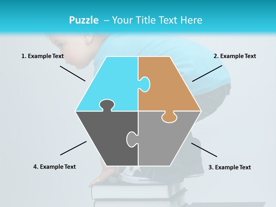 Tower Stack Kid PowerPoint Template