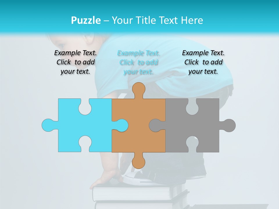 Tower Stack Kid PowerPoint Template