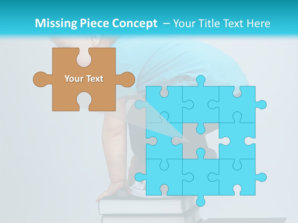 Tower Stack Kid PowerPoint Template