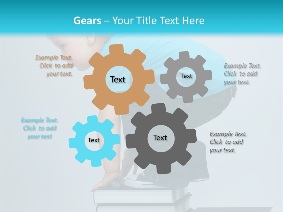 Tower Stack Kid PowerPoint Template