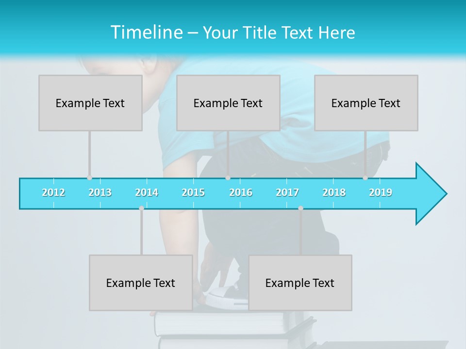 Tower Stack Kid PowerPoint Template