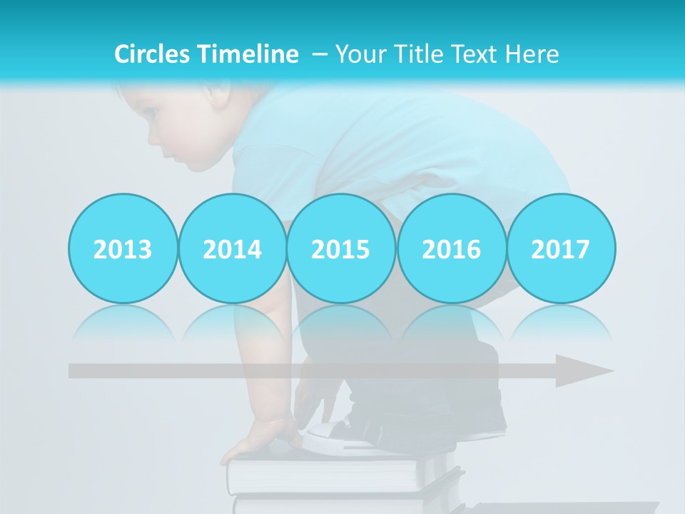 Tower Stack Kid PowerPoint Template