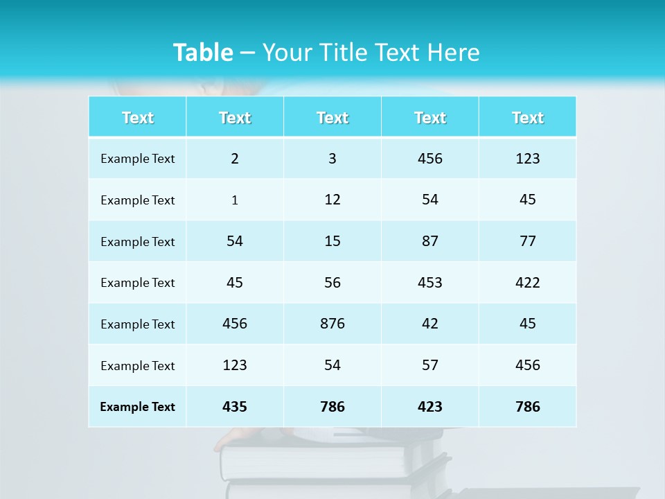 Tower Stack Kid PowerPoint Template