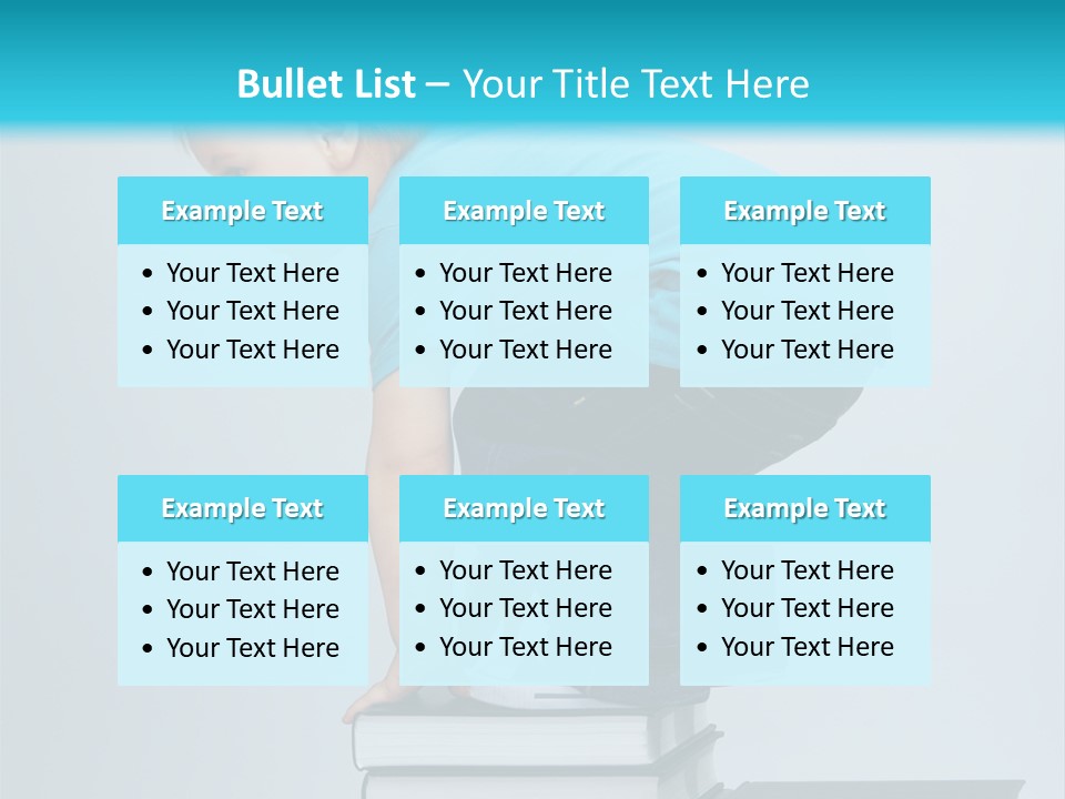 Tower Stack Kid PowerPoint Template