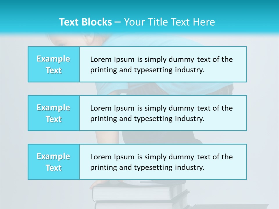 Tower Stack Kid PowerPoint Template
