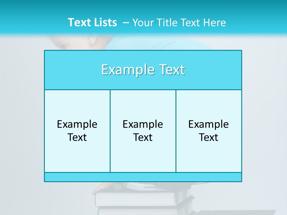 Tower Stack Kid PowerPoint Template