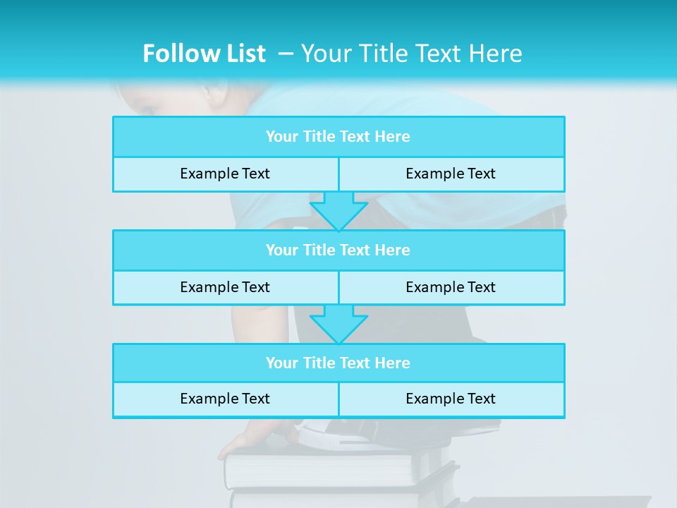 Tower Stack Kid PowerPoint Template