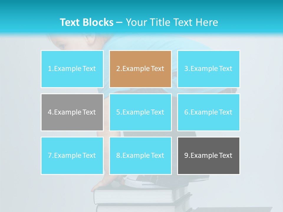 Tower Stack Kid PowerPoint Template