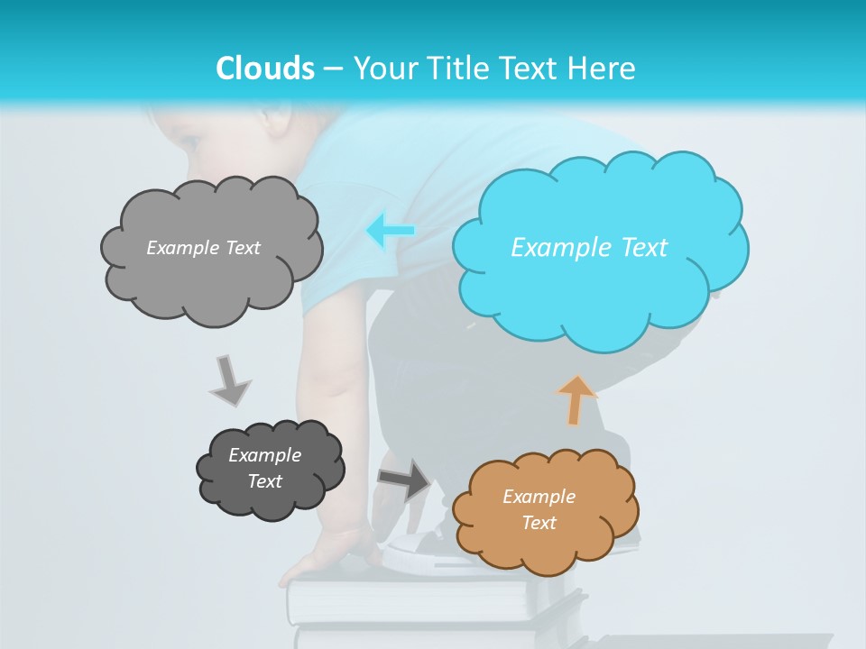 Tower Stack Kid PowerPoint Template