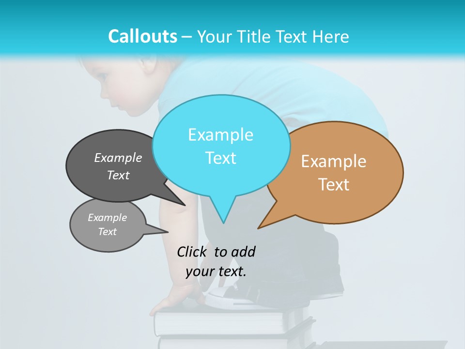 Tower Stack Kid PowerPoint Template