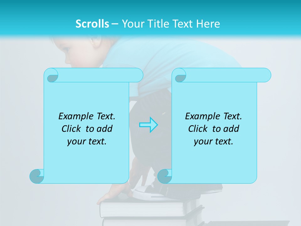 Tower Stack Kid PowerPoint Template
