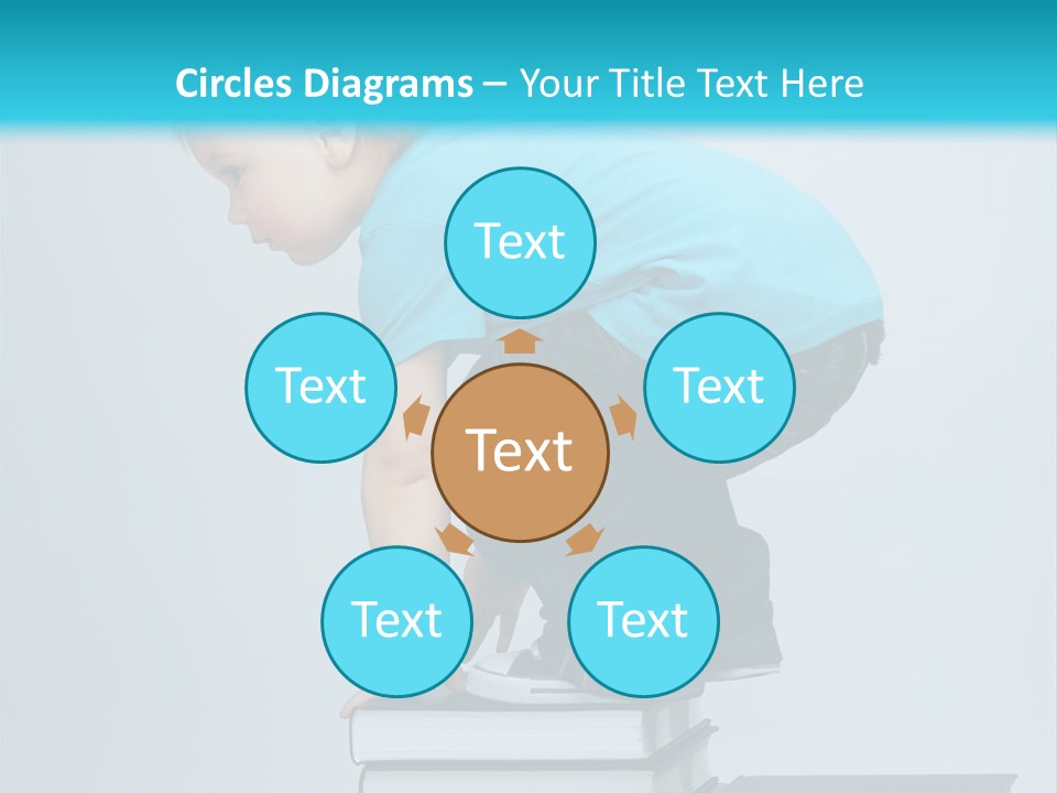 Tower Stack Kid PowerPoint Template