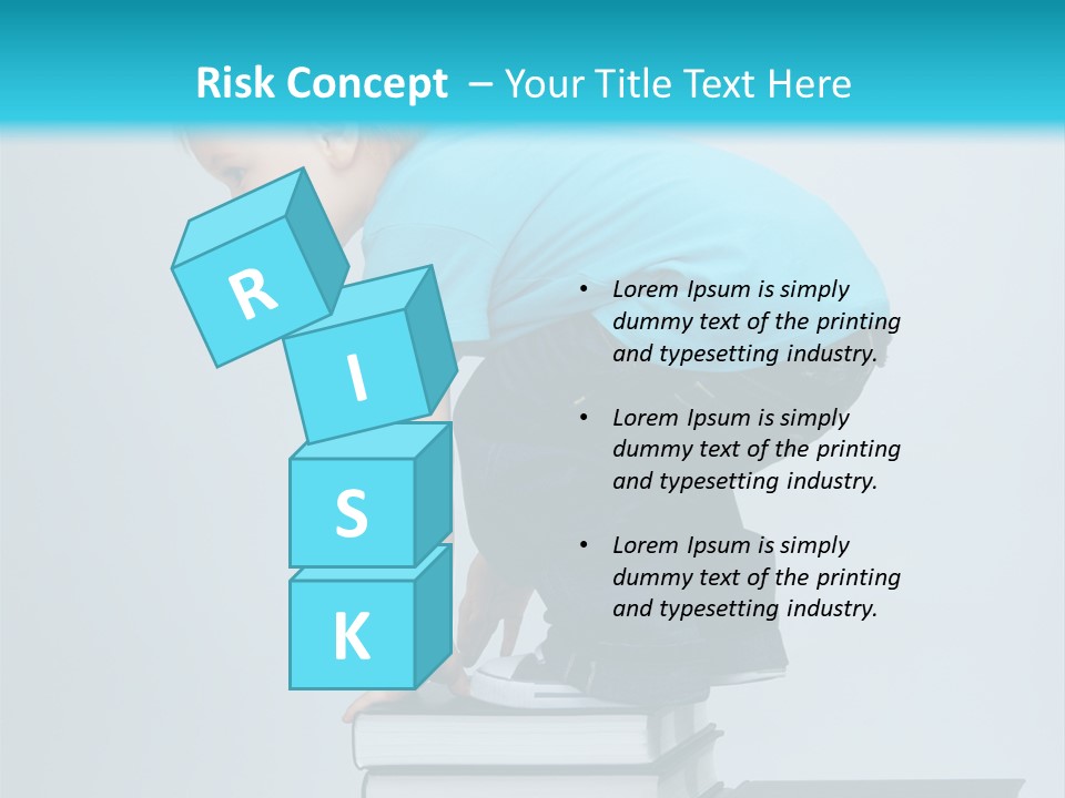 Tower Stack Kid PowerPoint Template