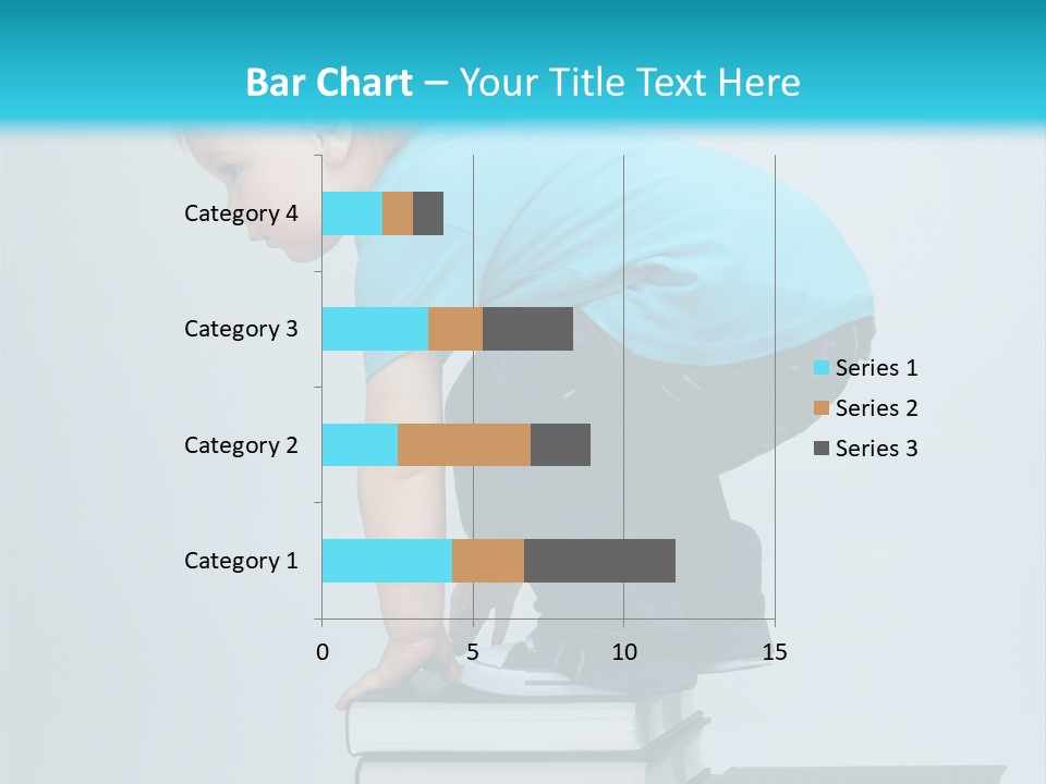 Tower Stack Kid PowerPoint Template