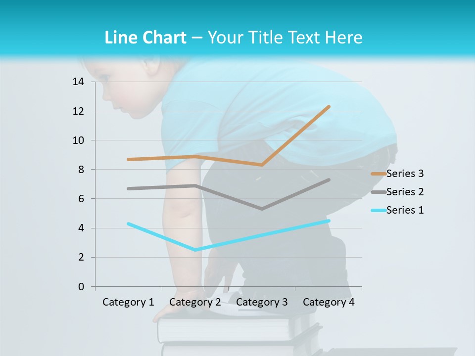 Tower Stack Kid PowerPoint Template