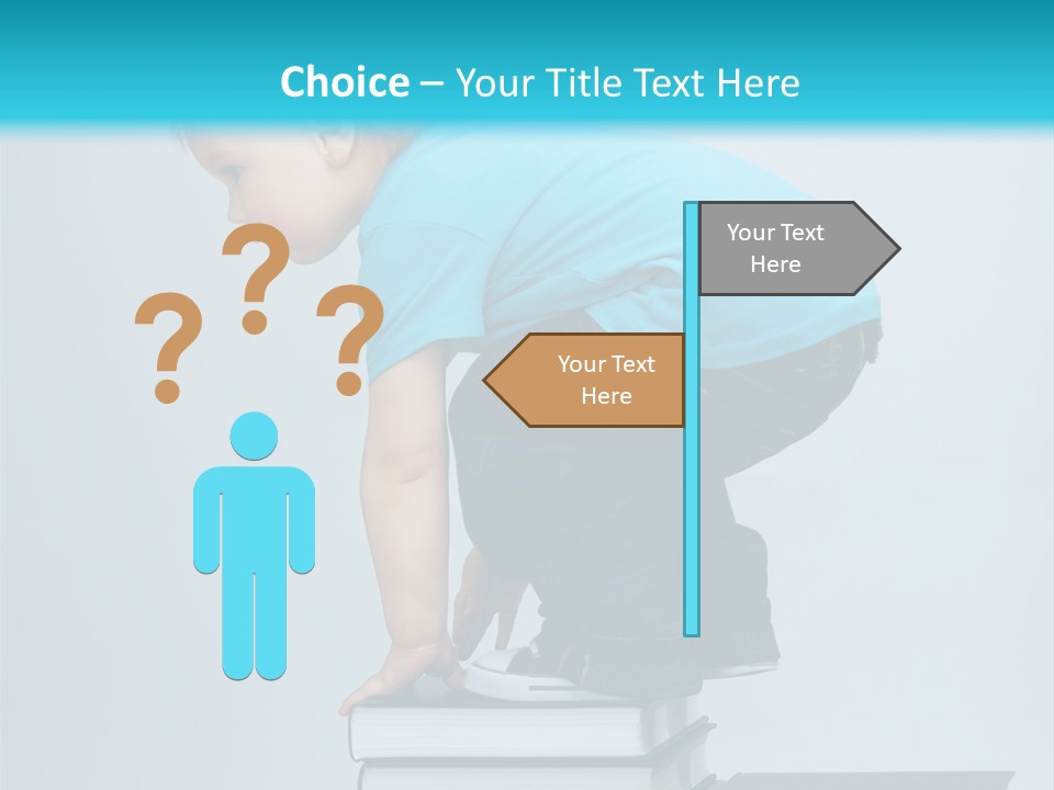 Tower Stack Kid PowerPoint Template