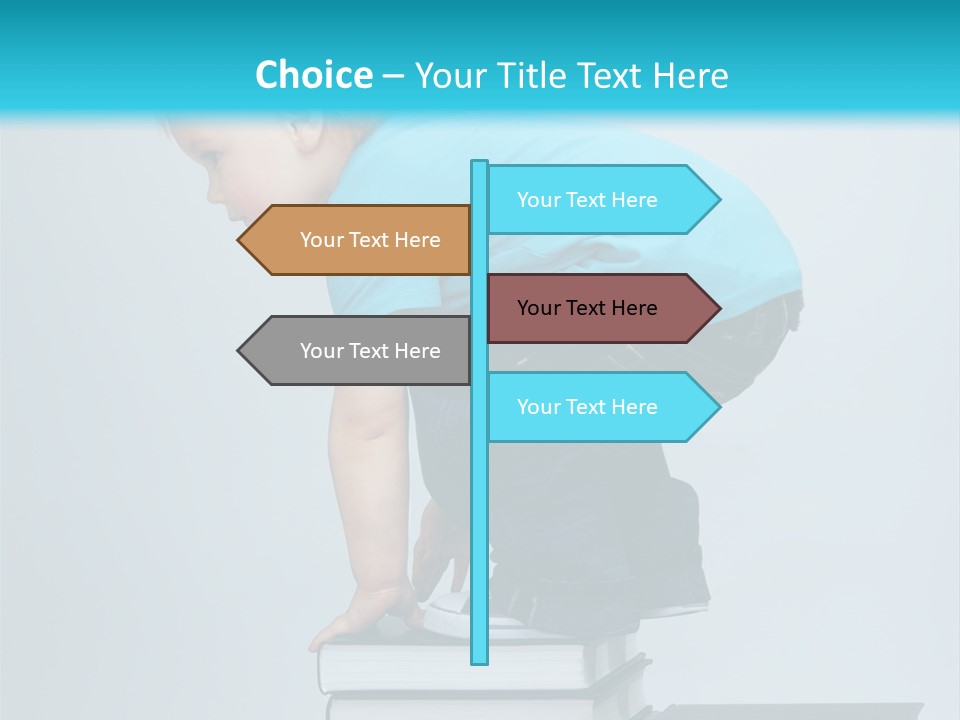 Tower Stack Kid PowerPoint Template