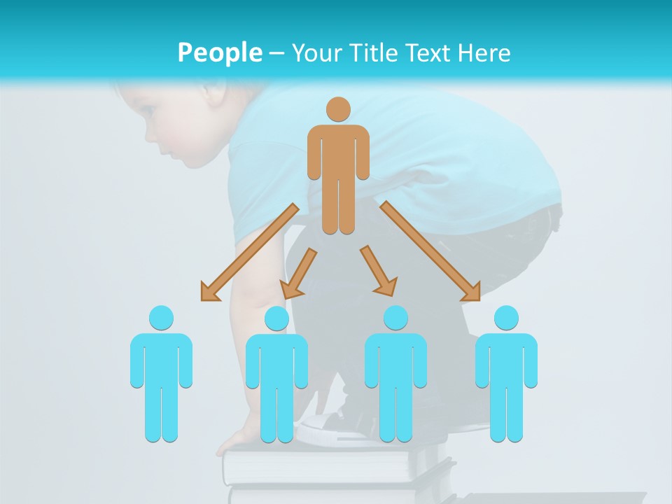 Tower Stack Kid PowerPoint Template