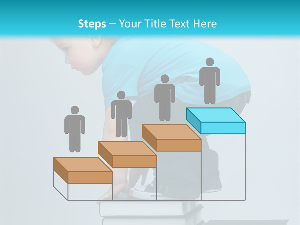 Tower Stack Kid PowerPoint Template