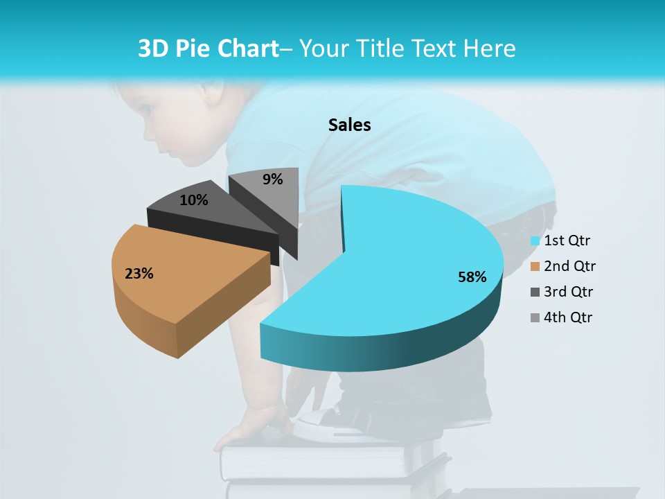 Tower Stack Kid PowerPoint Template