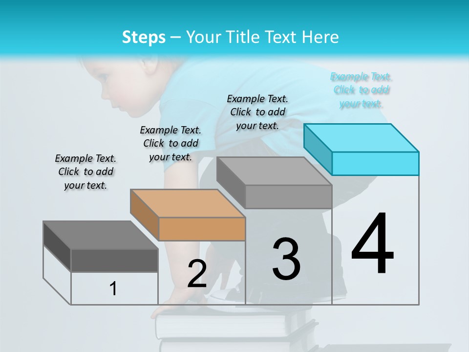 Tower Stack Kid PowerPoint Template