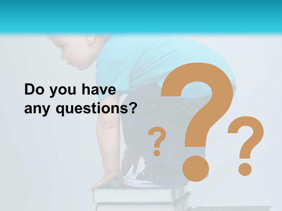 Tower Stack Kid PowerPoint Template