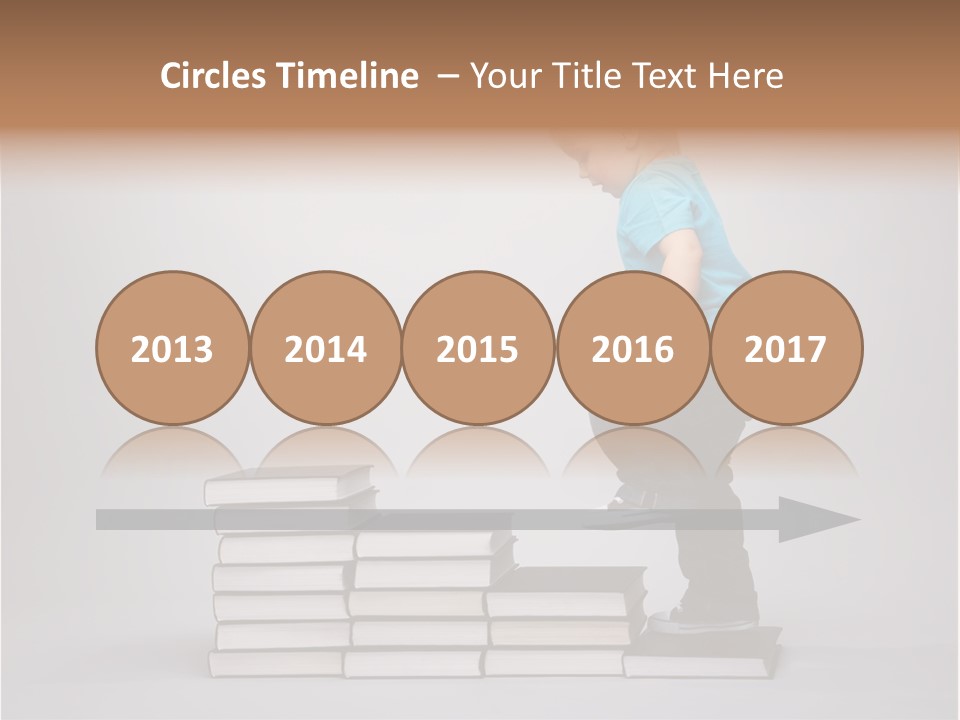 Young Book Homework PowerPoint Template