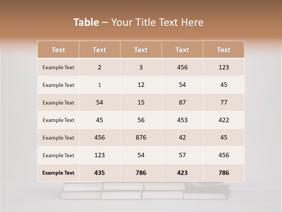Young Book Homework PowerPoint Template