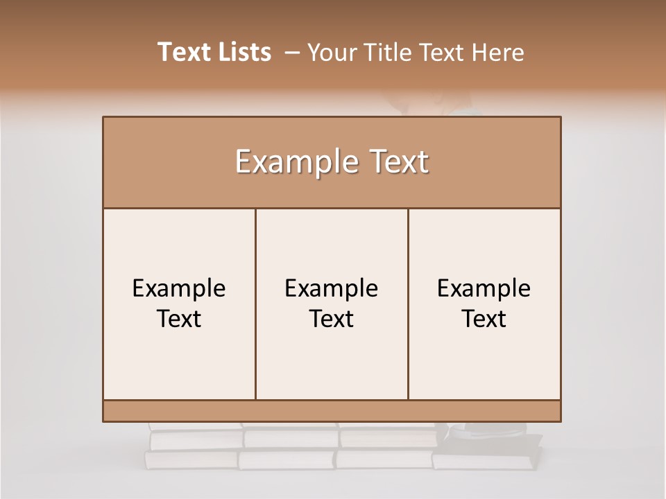 Young Book Homework PowerPoint Template
