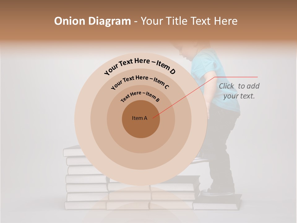 Young Book Homework PowerPoint Template