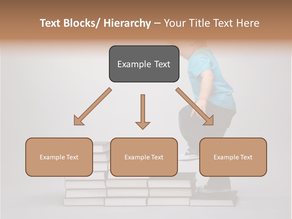 Young Book Homework PowerPoint Template