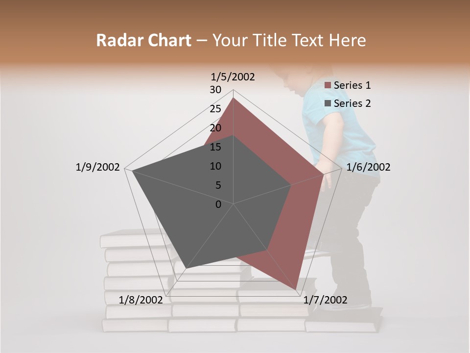 Young Book Homework PowerPoint Template