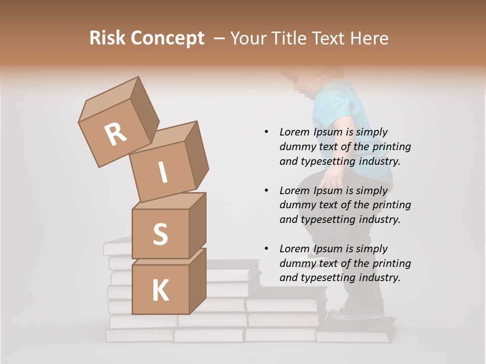 Young Book Homework PowerPoint Template