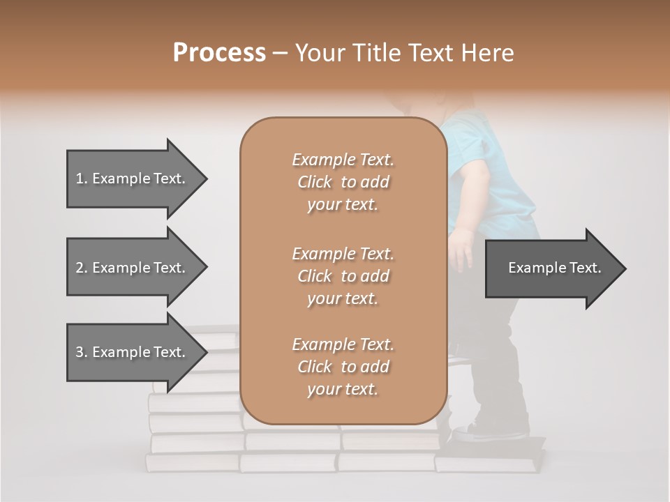 Young Book Homework PowerPoint Template
