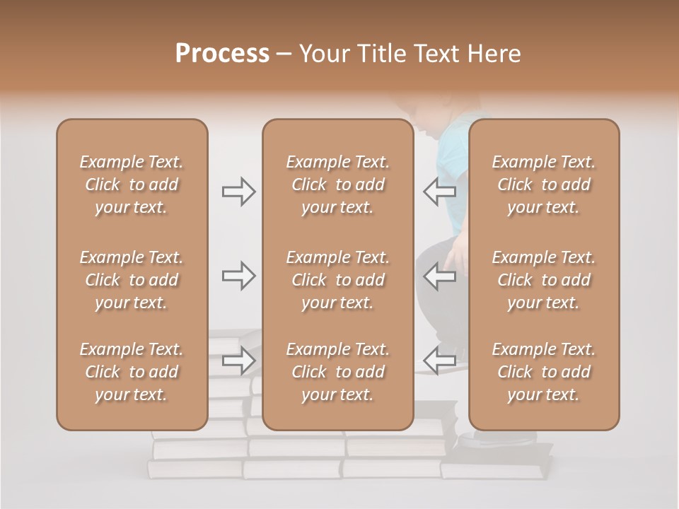 Young Book Homework PowerPoint Template