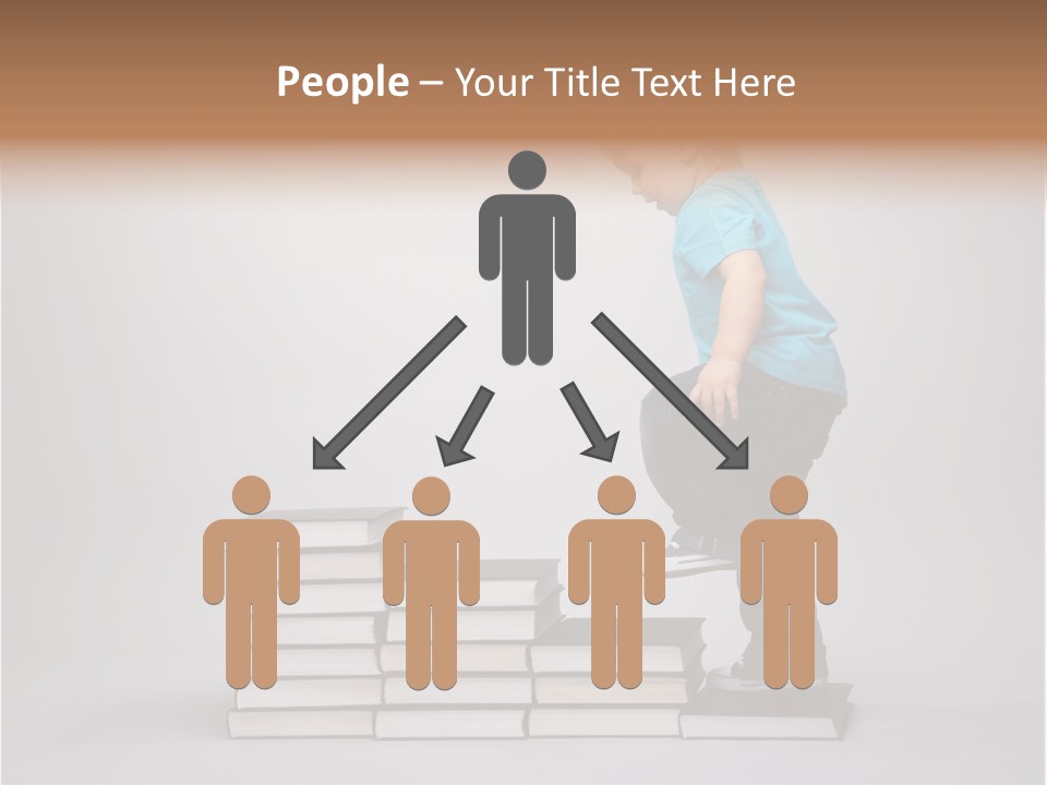 Young Book Homework PowerPoint Template