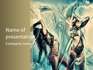 Bikini Disco Body PowerPoint Template