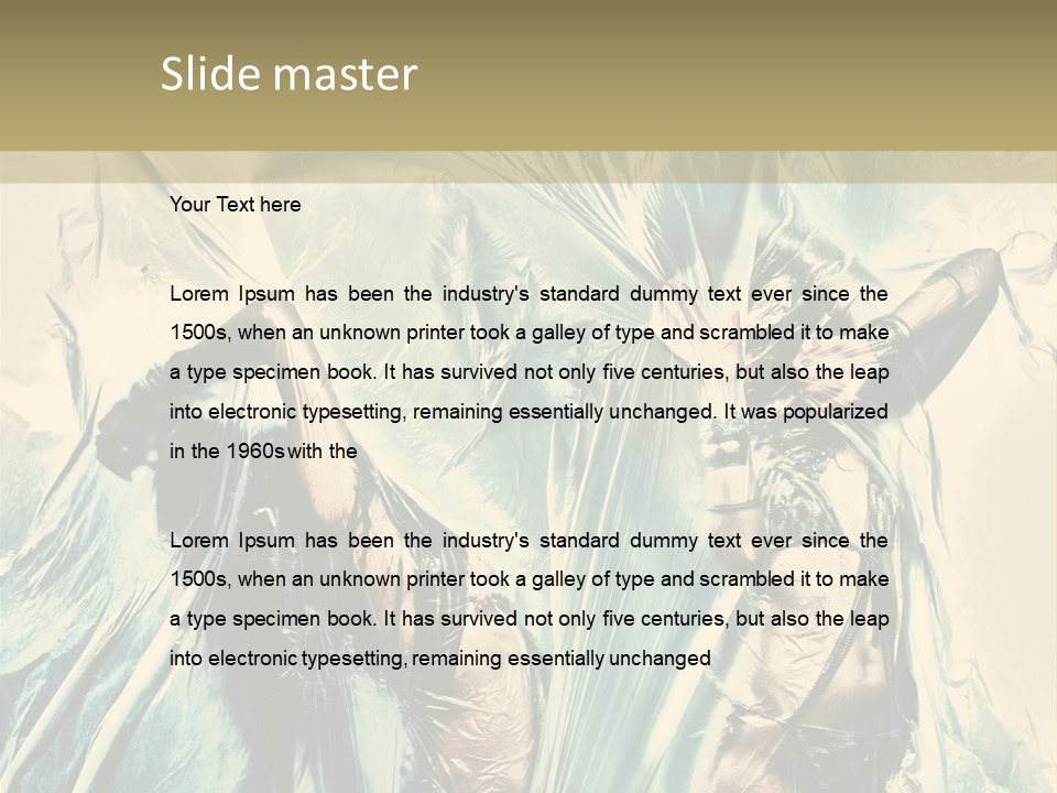 Bikini Disco Body PowerPoint Template