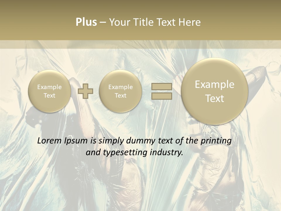 Bikini Disco Body PowerPoint Template