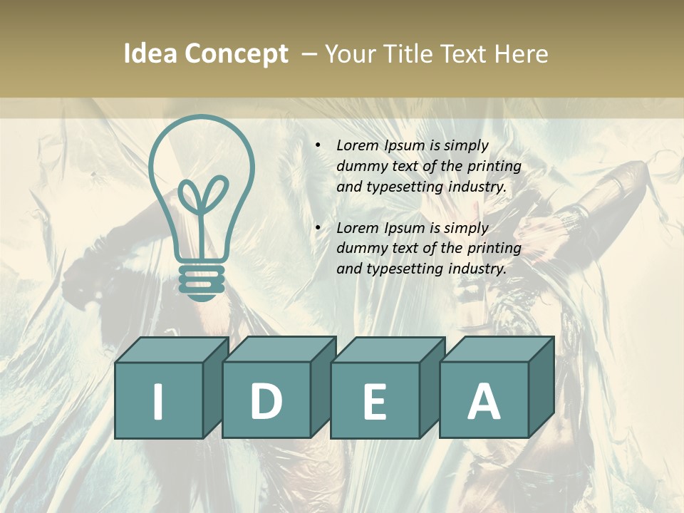 Bikini Disco Body PowerPoint Template