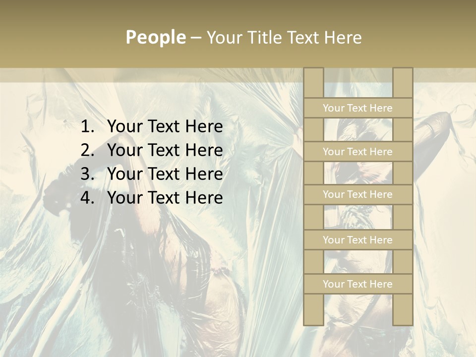 Bikini Disco Body PowerPoint Template