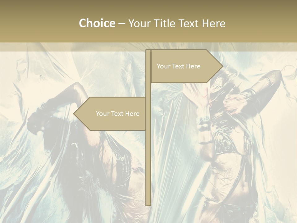 Bikini Disco Body PowerPoint Template