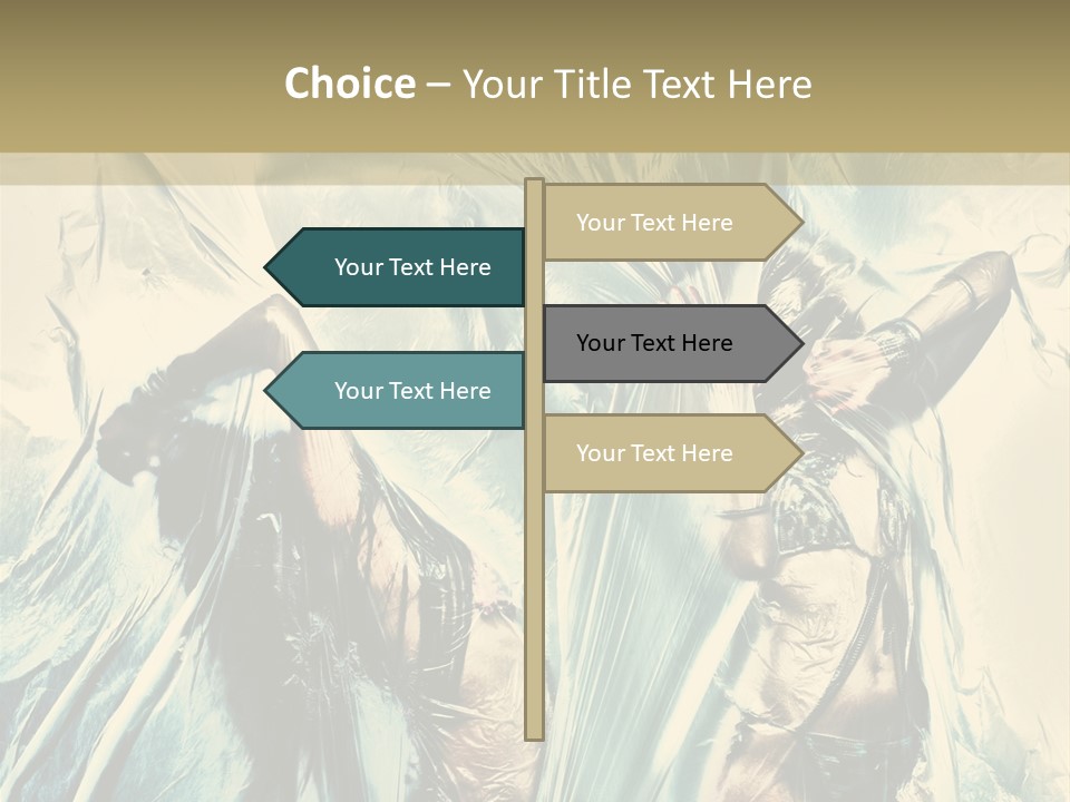 Bikini Disco Body PowerPoint Template